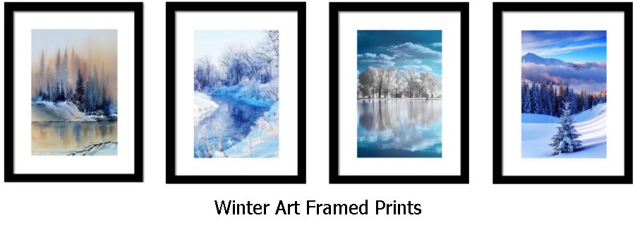 Winter Art Framed Prints